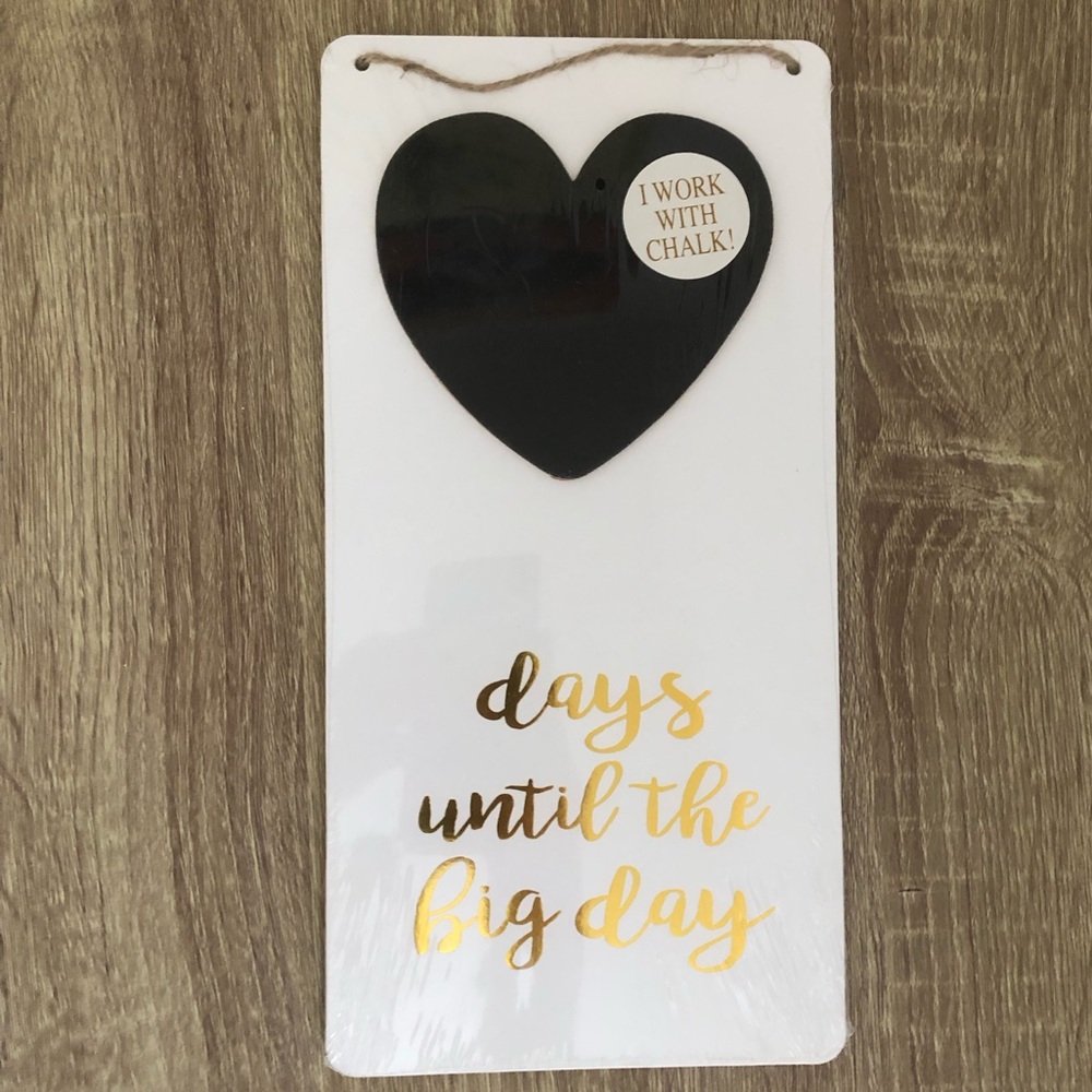 Wedding Countdown Board